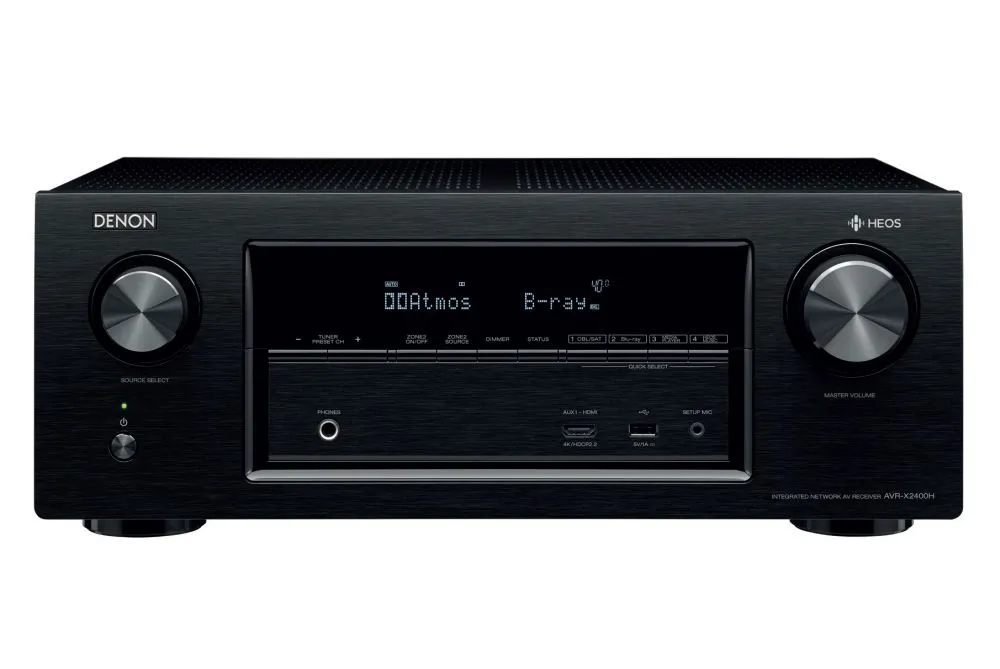 Denon AVR-X2400H Mainstream Multiroom AV Receiver with HE