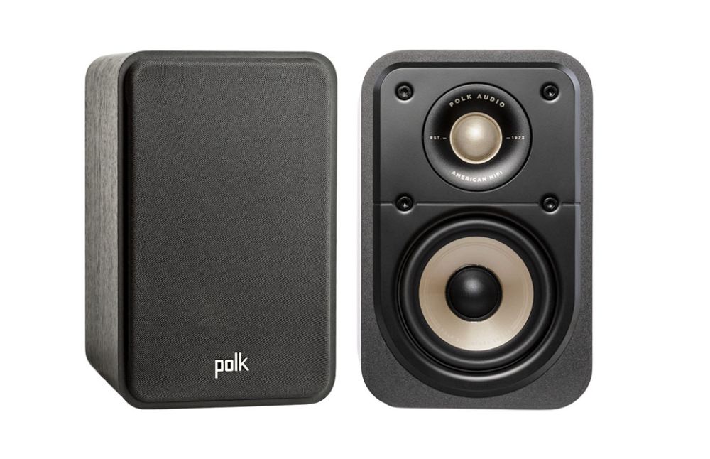 Polk Audio ES10 Signature Elite Bookshelf Speakers Pair Clear